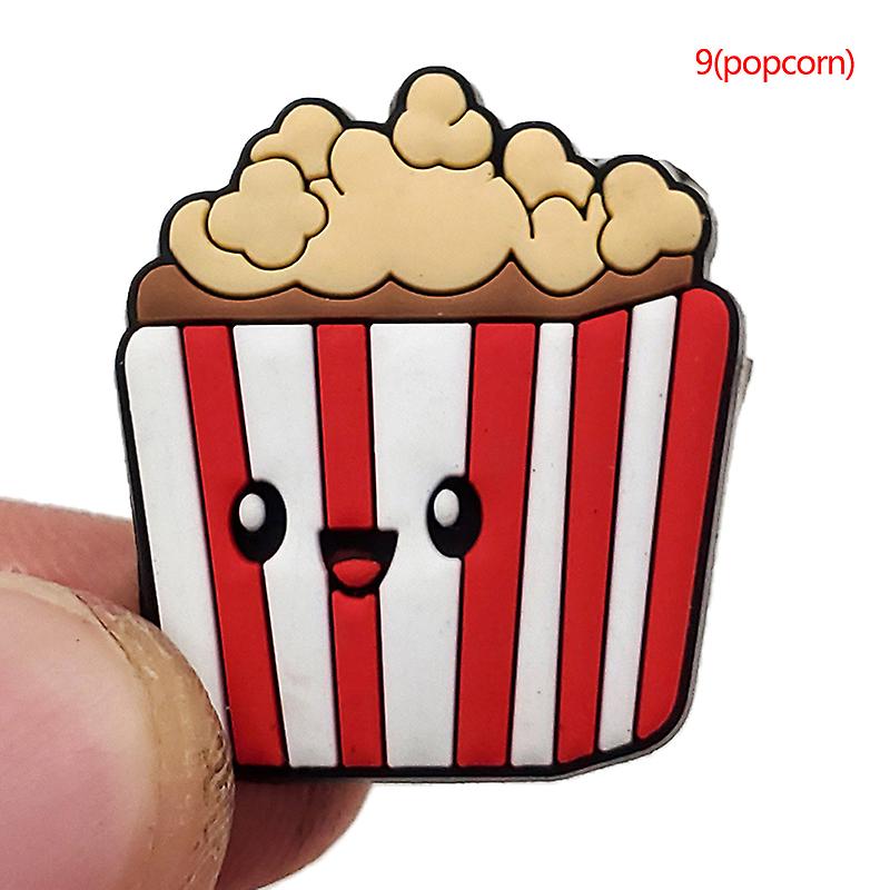 Cartoon Food Hole Shoes Buckle Pvc Soft Shoes Decor Removable Shoes Charm
