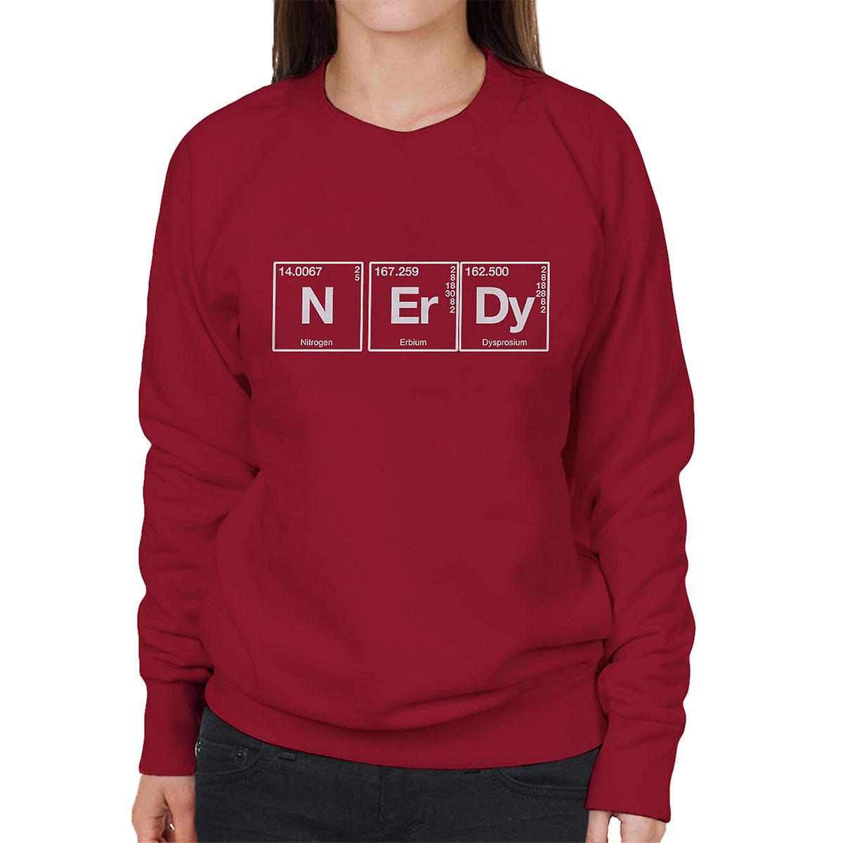 Elementer av en Nerd kvinners Sweatshirt