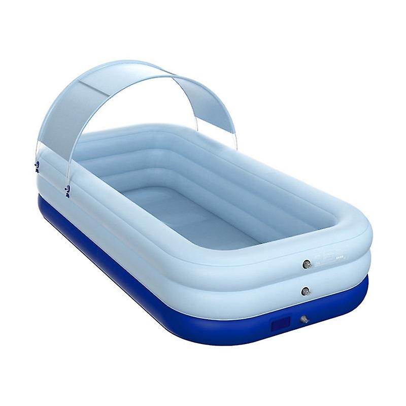 Large Outdoor Plastic Covered Pool, Size:2.1m