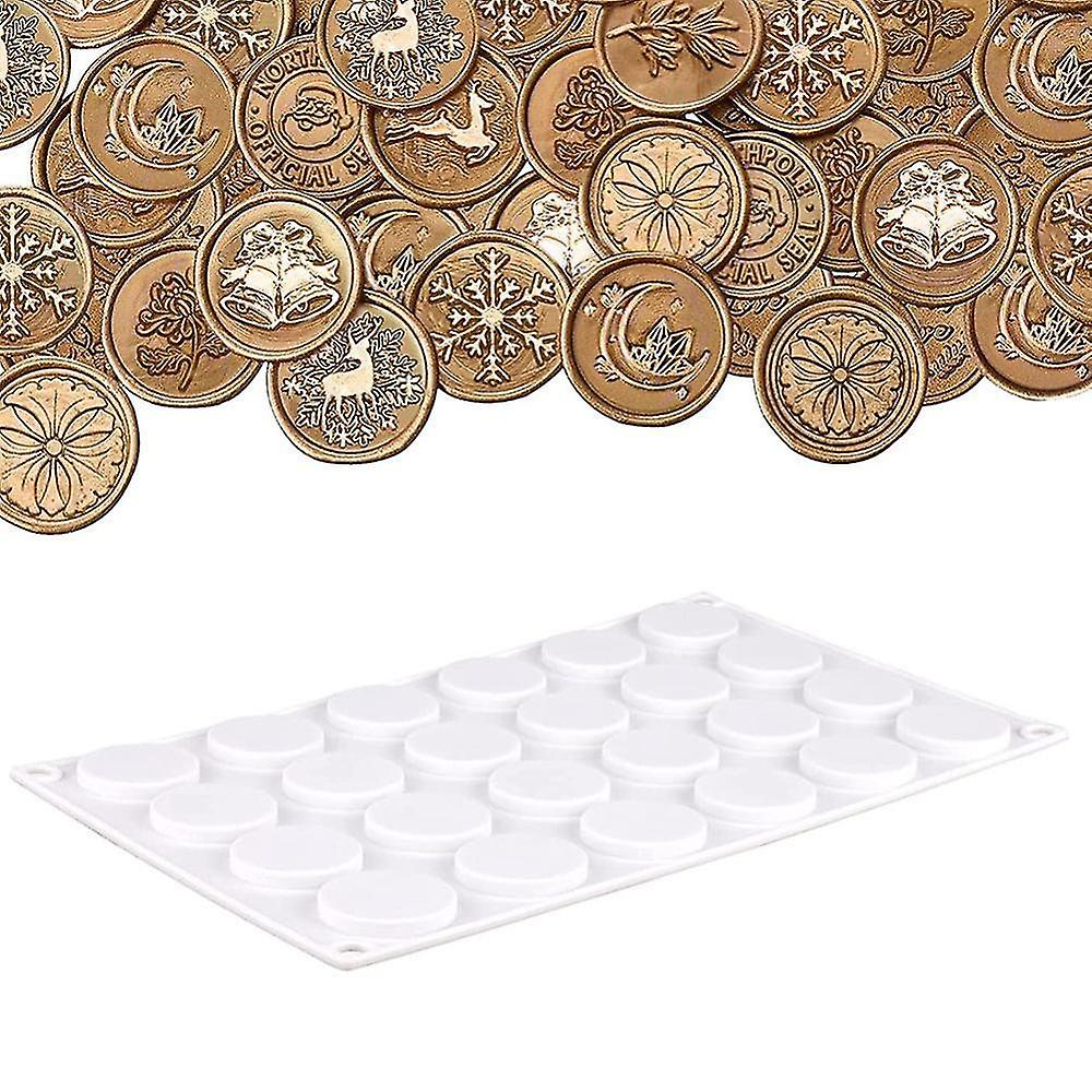Silicone Pad/wax Stamp Pad, 24 Pore Wax Seal Pad With Removable Adhesive Points For Diy Craft Adhes