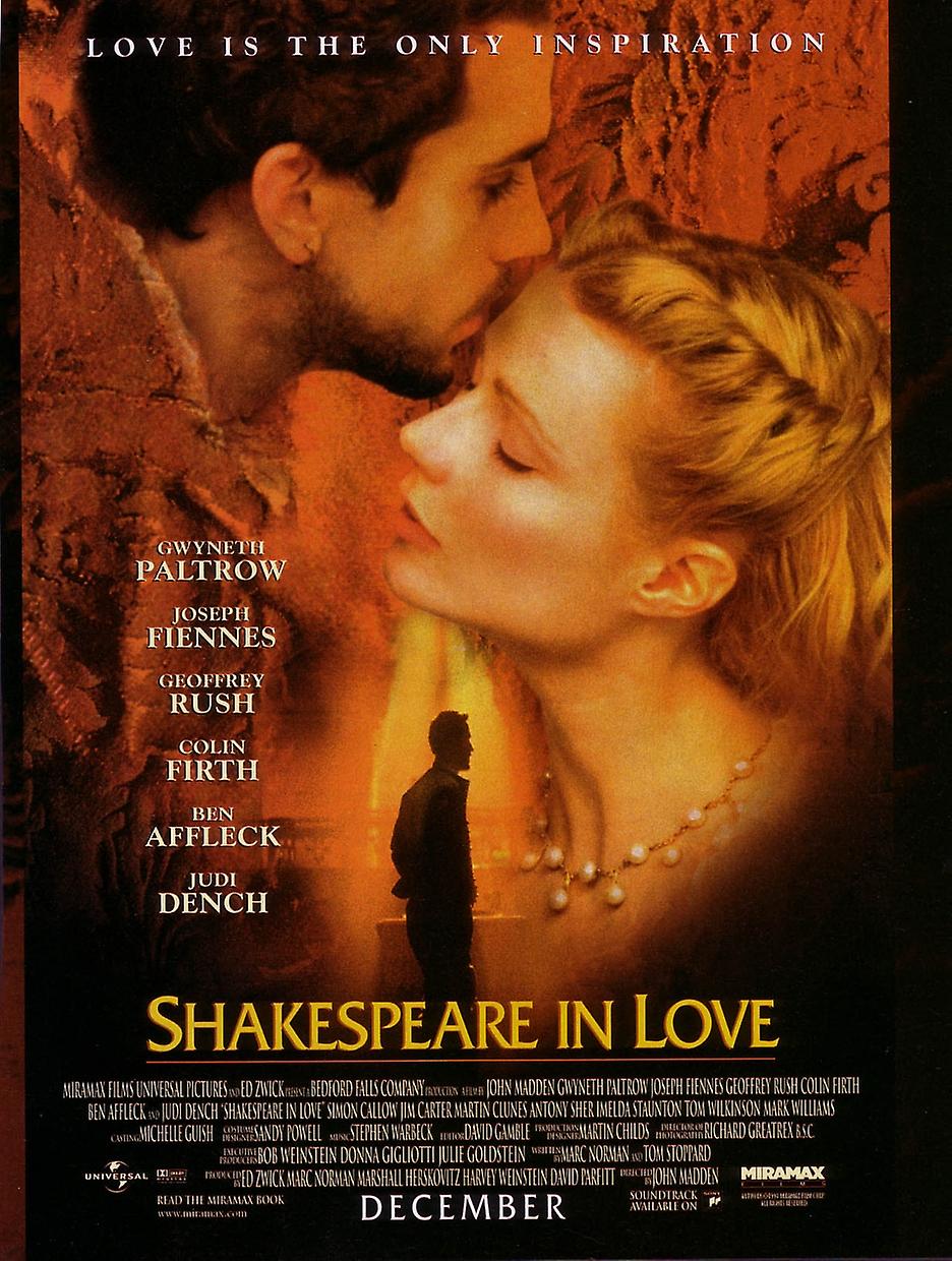 Shakespeare In Love (Double Sided Regular) (1998) Movie Poster