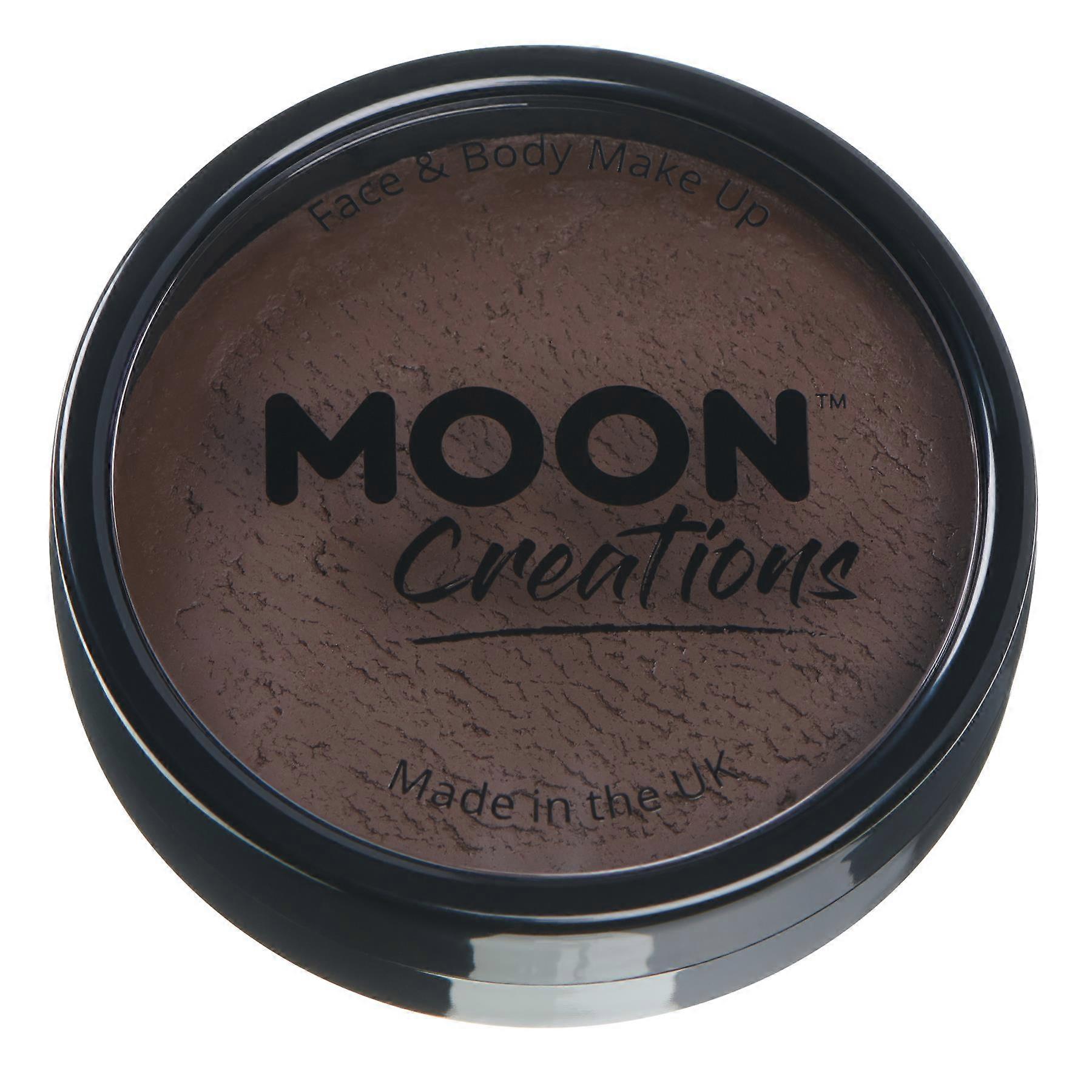 Moon Creations - Pro Face Paint Cake Pots - Dark Brown