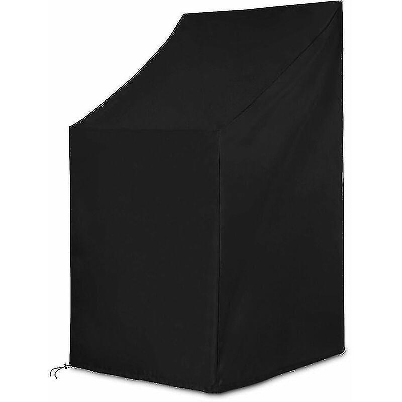 Garden Chair Cover, Protective Cover For Stackable Garden Chairs With Rope And Buckle, Waterproof, W