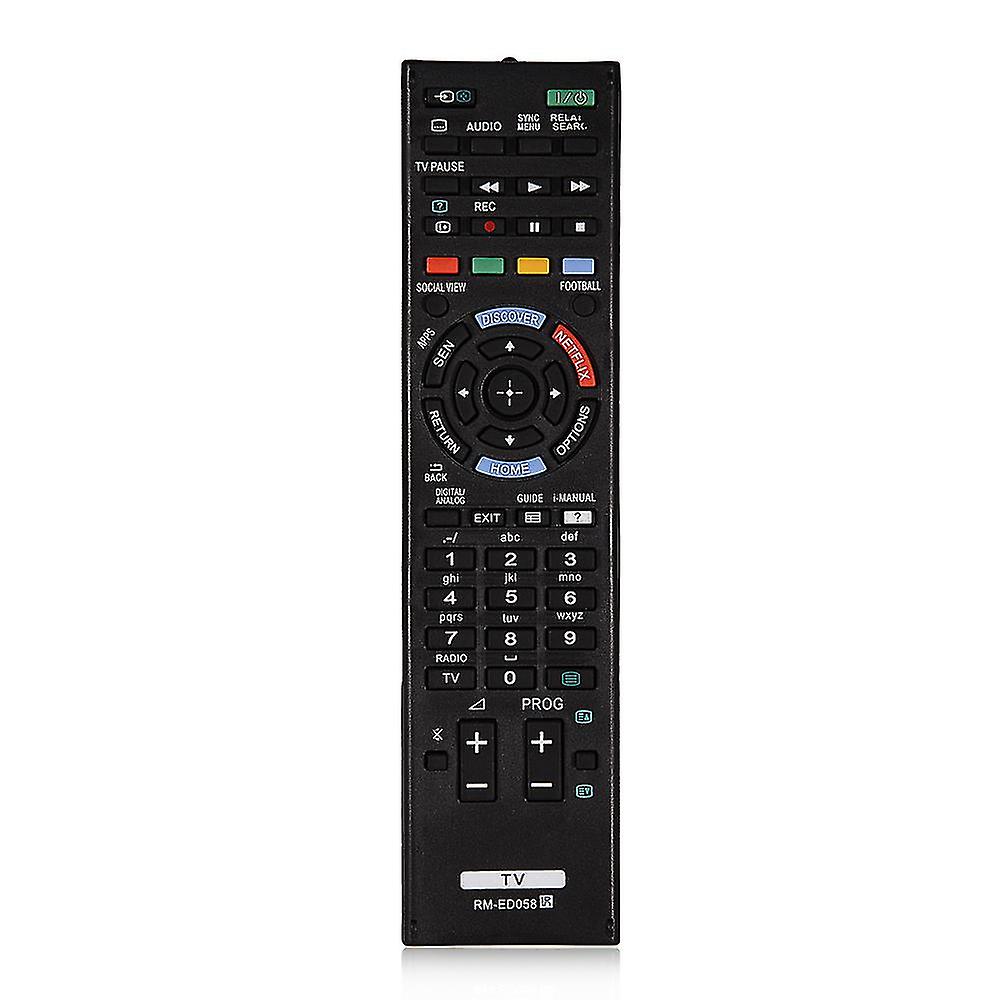 Black Remote Control Replacement for Sony RM-ED058 TV