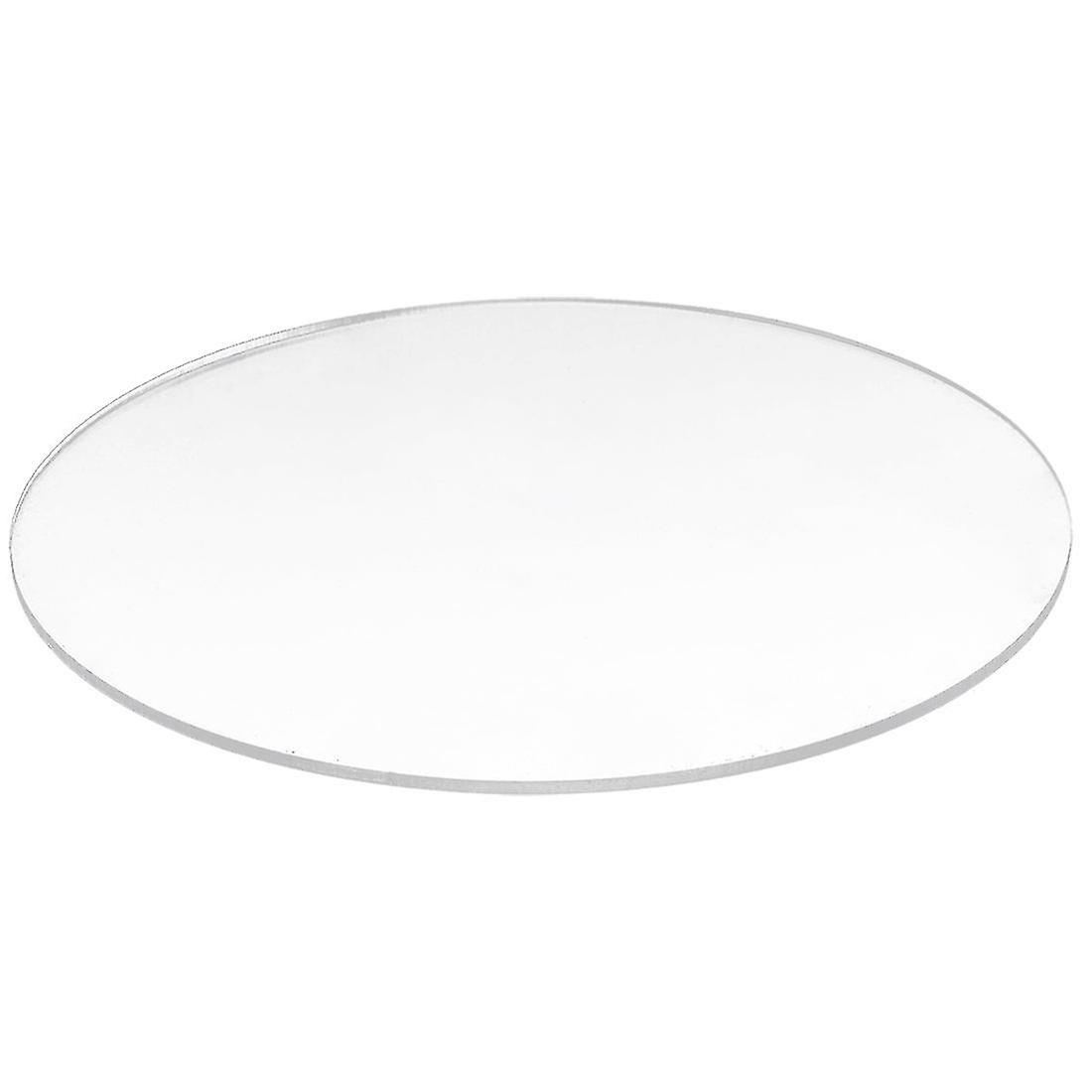 Transparent 3mm Thick Mirror Acrylic Round Disc Dimetro:60mm