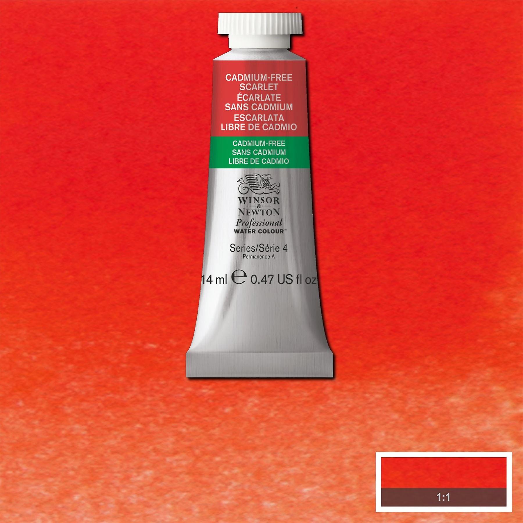 Winsor & Newton Professional Water Colour - Cadmium Free Scarlet - 14ml