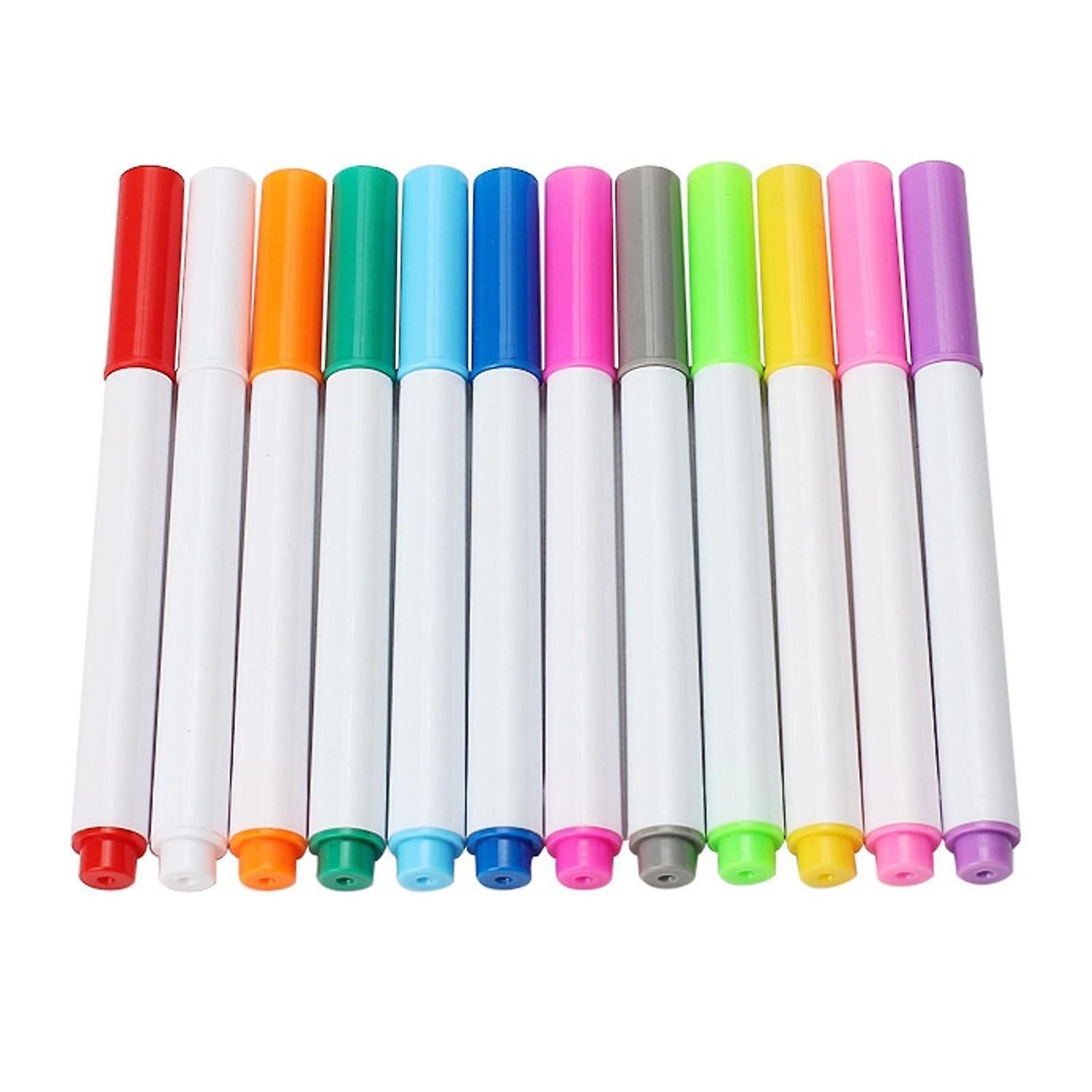 Erasable Pens for Glass/Chalkboard - 12 pcs