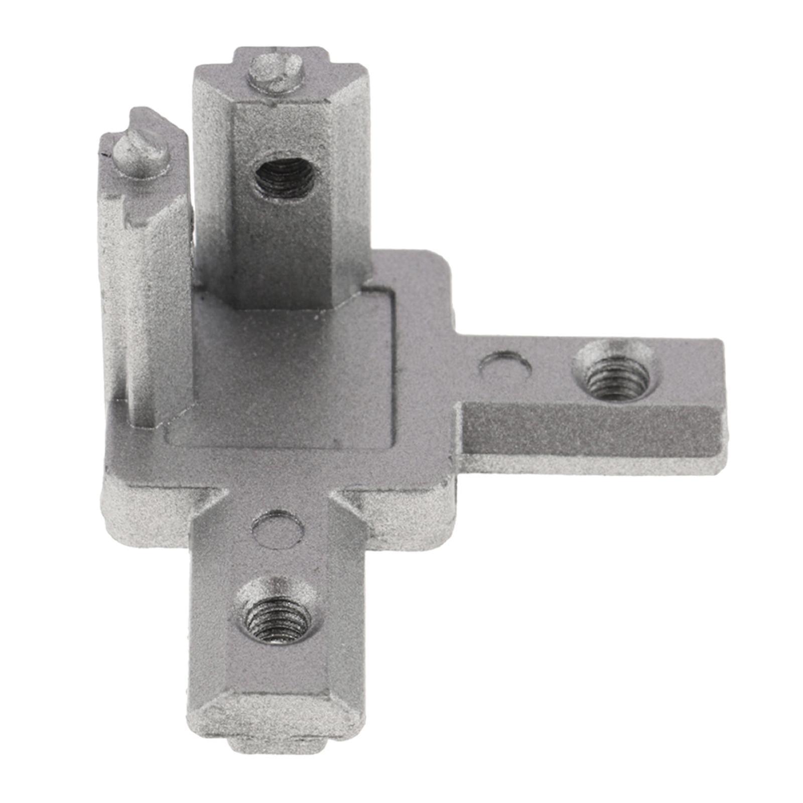3-vejs L-form 90 grader indvendigt stikbeslag f / T-slot aluminiumsprofil