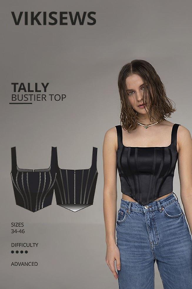 Vikisews Paper Sewing Pattern Tally Top