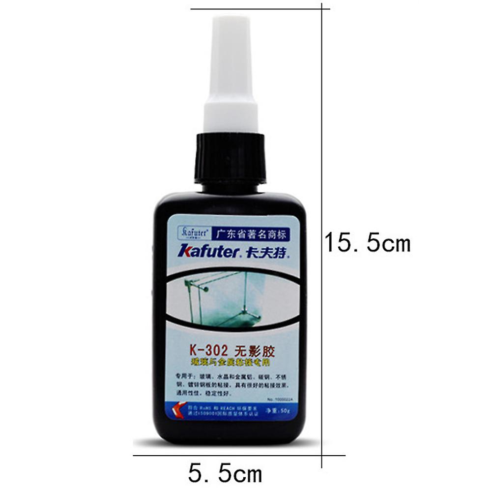 1 Pcs UV Glue Strong Curing Adhesive 50ml Transparent for Glass Metal Repairing