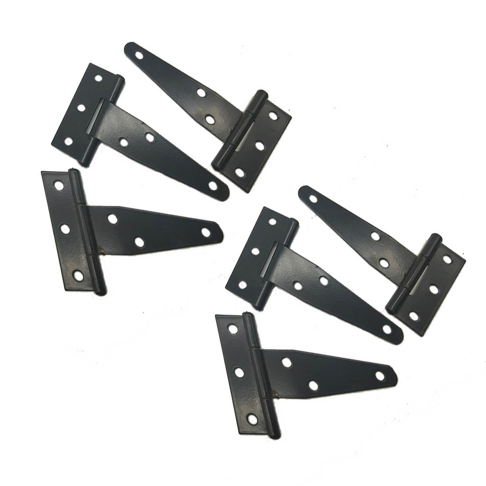 Touch Replacement T Hinge 6 PCS 7.9in Galvanized T Hinge Slotted Triangular Hinges Bearing Door Replacement Hinge