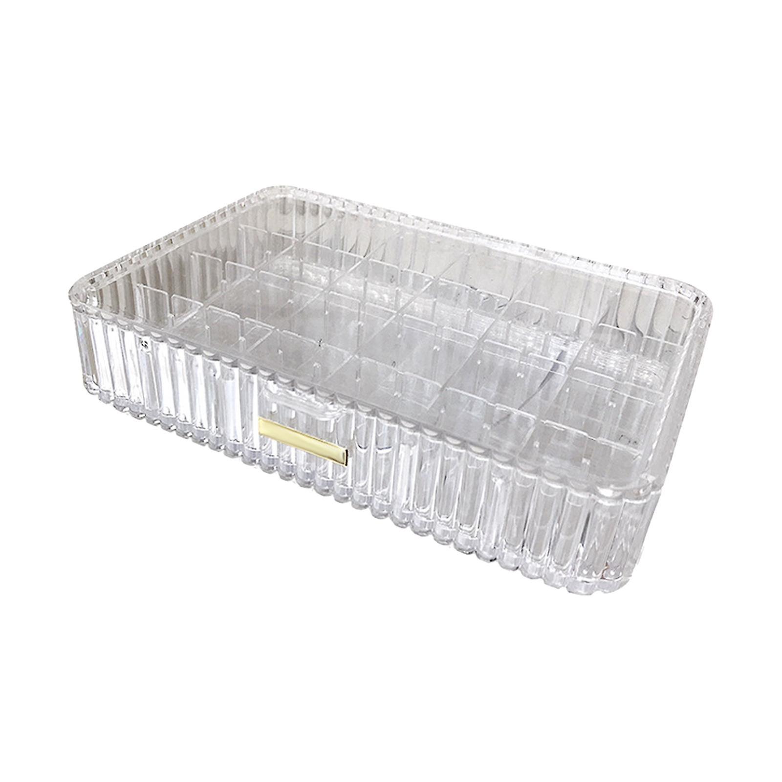 Drawer Storage Box Cosmetic Organizer Desk for Dressing Table Vanity Shelf Transparent