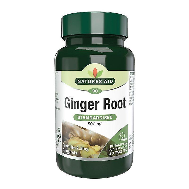 Nature's Aid Ginger Root 500mg Tablets 90 (19730)