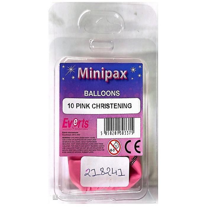 Everts Latex Christening Balloons (Pack of 10)