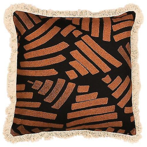 Paoletti Oromo Fringe Cushion Cover