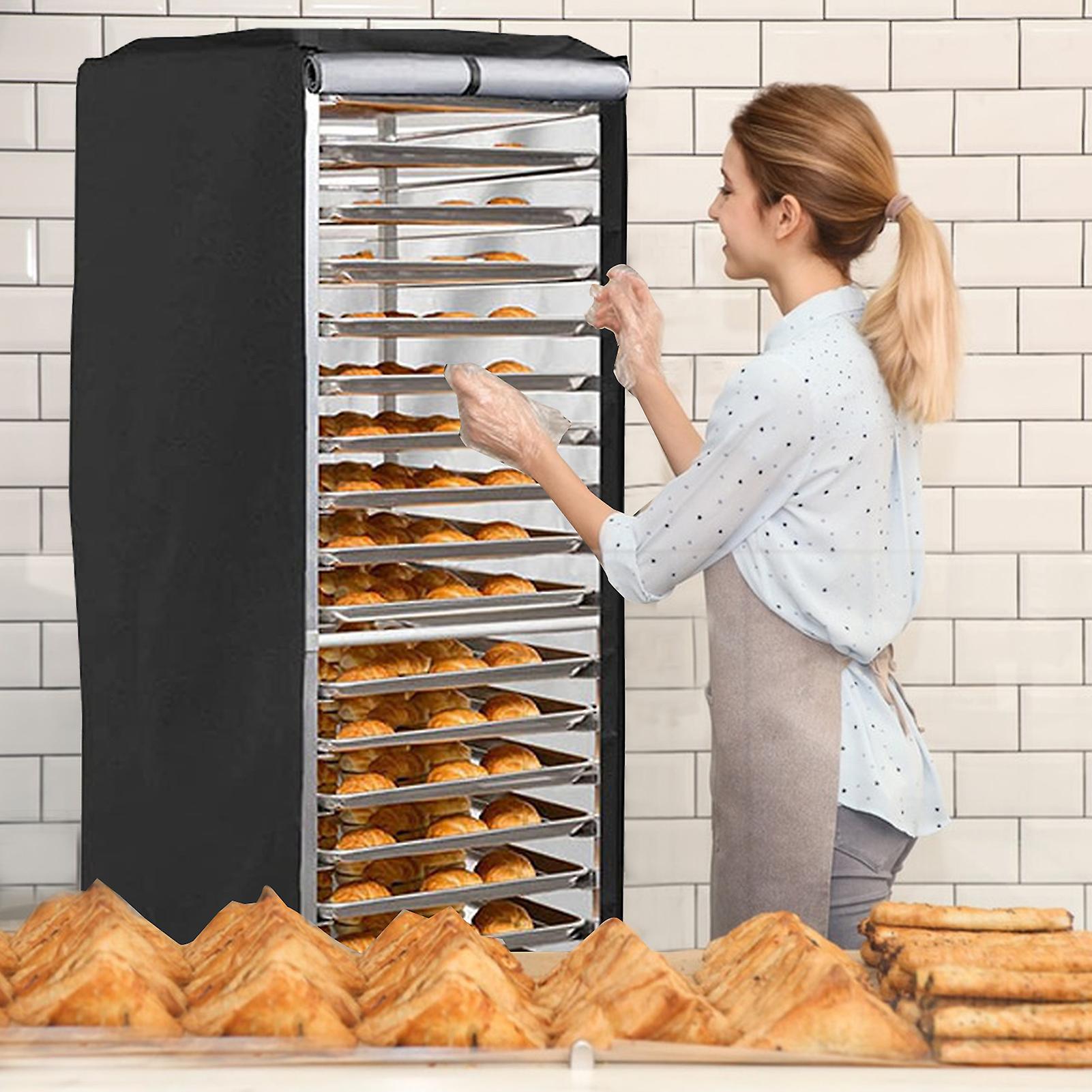 Bread Rack Cover Bakery Shelf Cover with Zipper Waterproof Dustproof ...