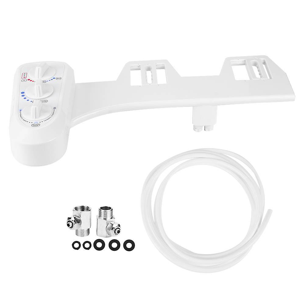 3/8 Thread Bidet Attachment, Dual Nozzle Hot and Cold Water, Standard Toilet Bidet Sprayer