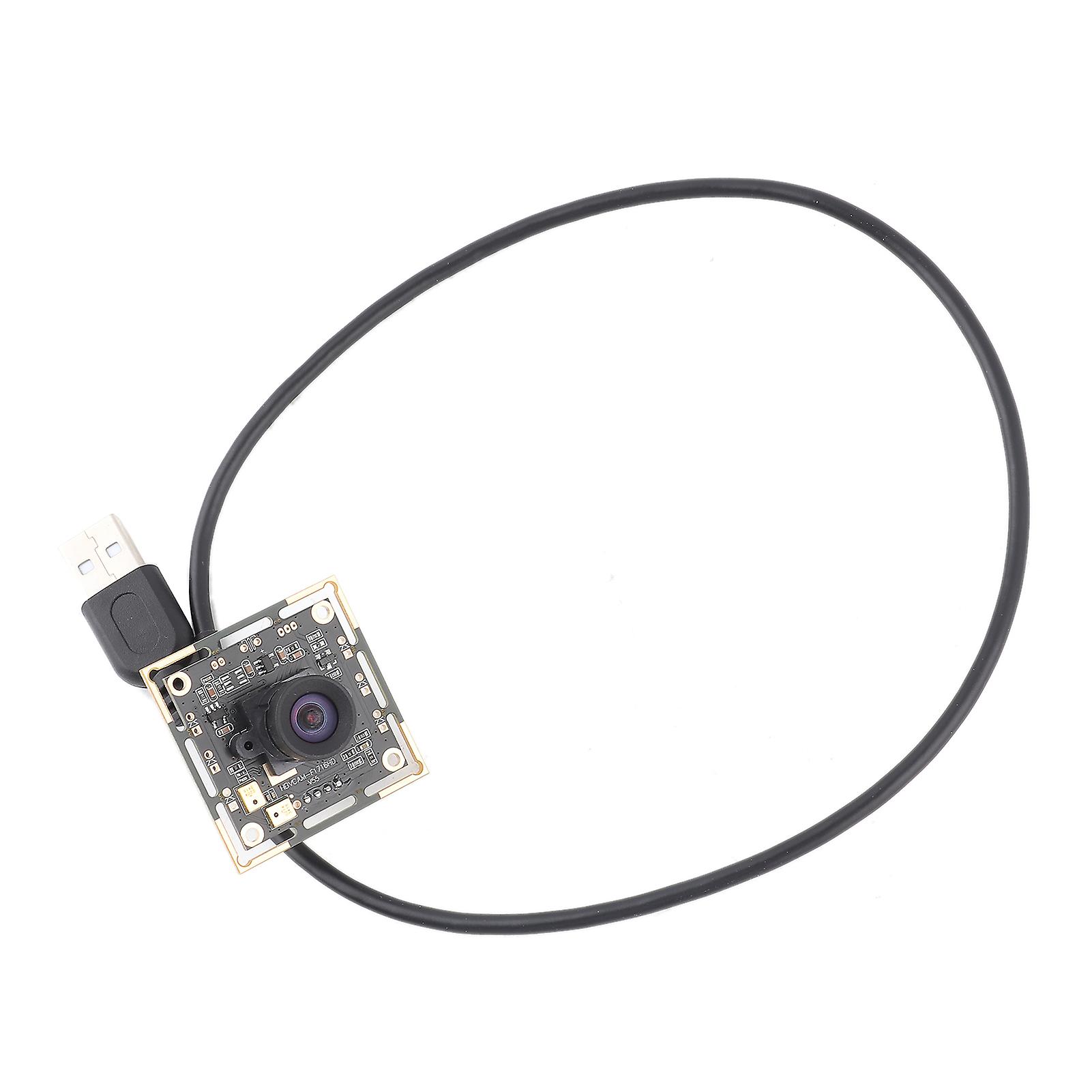 High Definition USB Camera Module with Wide Angle Lens - 1920x1080 Resolution, 100° Field of View, OV2710 Chip