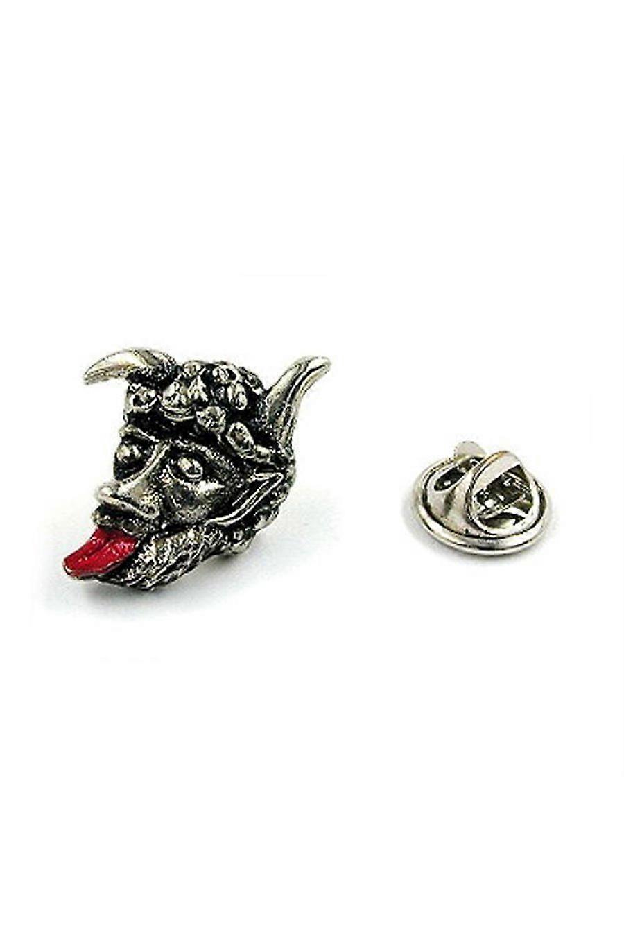Clutch Pin Brooch Devil With Red Tongue - Gl00316