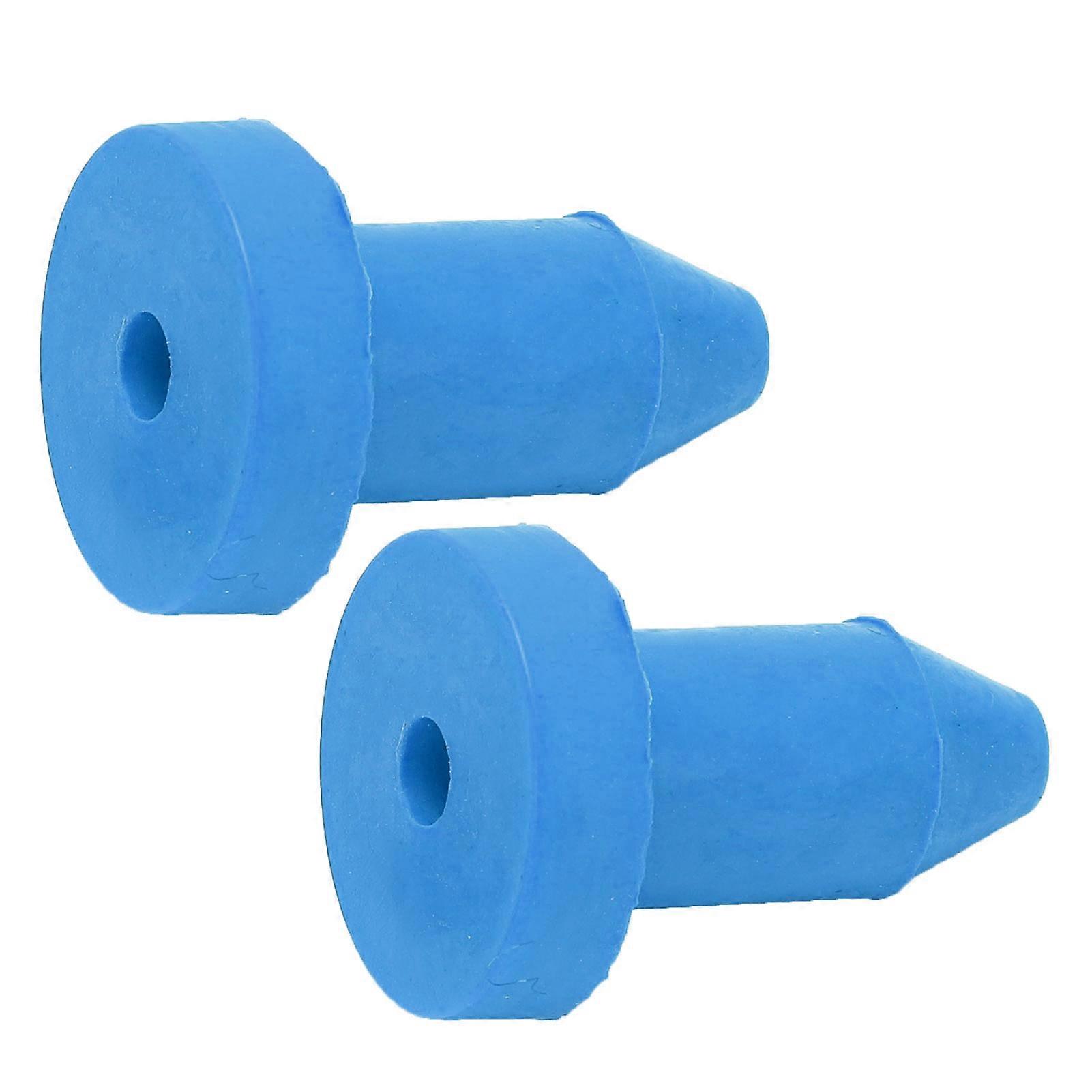 2pcs Kayak Rubber Drain Plug Push in Rubber Drain Stoppers Plugs for Sundolphin Kayak Fishing BoatsBlue