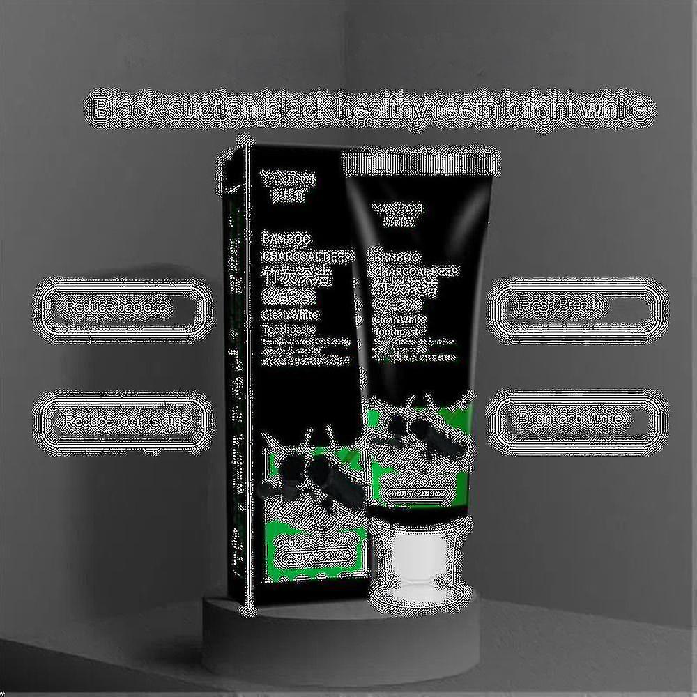 Bamboo Charcoal Deep Toothpaste Teeth Fluoride Free Clean White Toothpaste