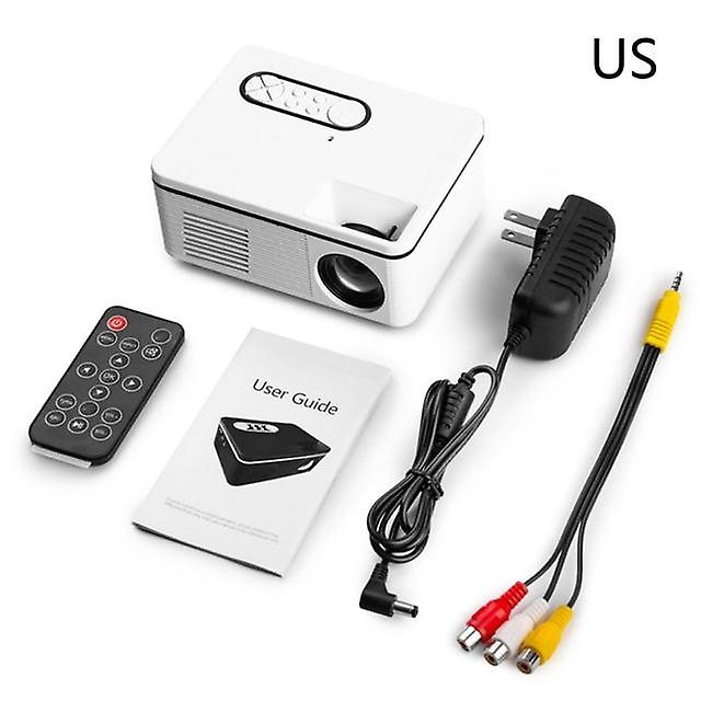 1080P Mini Projector Home Theater Cinema Av Vga Usb Portative Wired