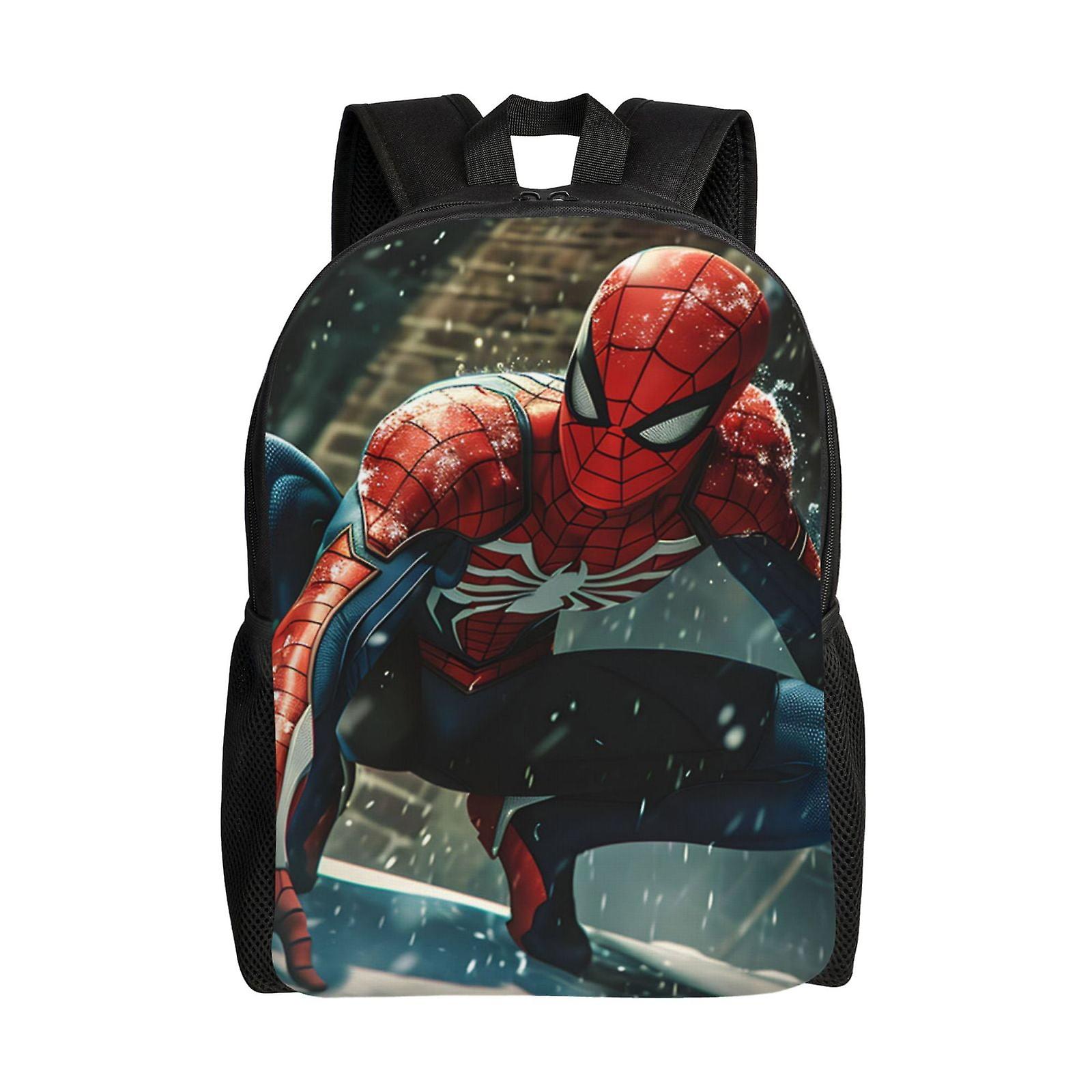 Spider-Man Kid Backpack School Bag Elementary Students Bookbags