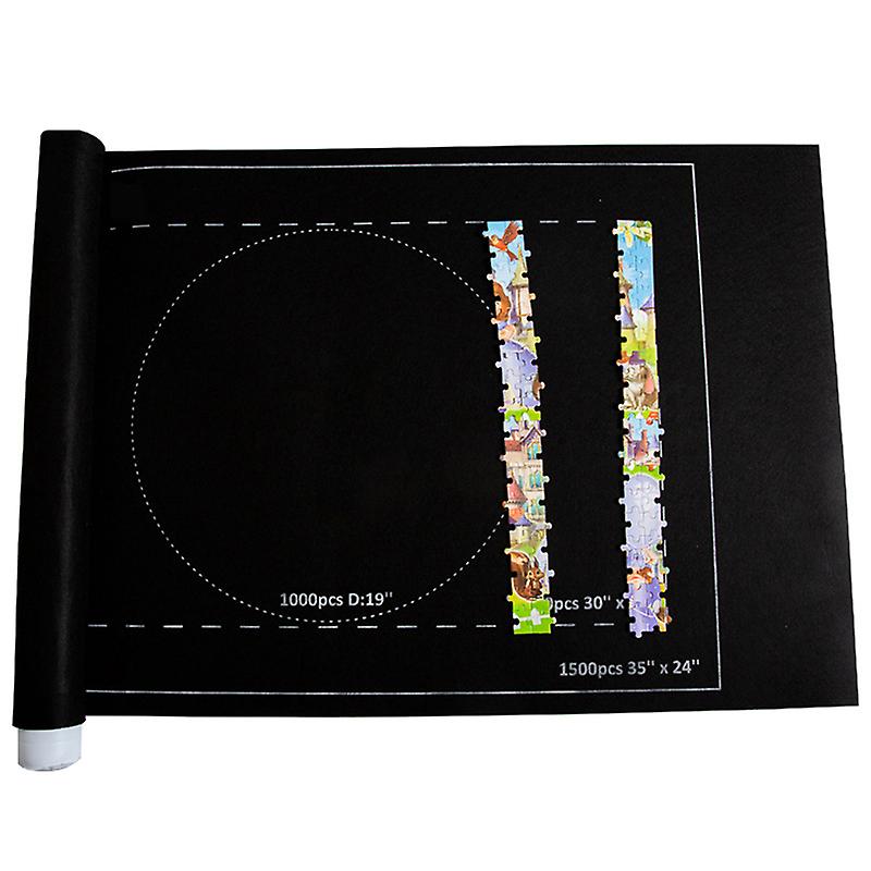 Puzzles Mat Jigsaw Roll Felt Mat Blanket For Up to 1000PC Puzzle Accessories