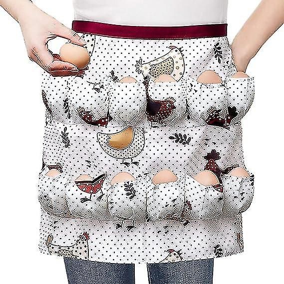 Hen Egg Collecting Apron Hen Egg Holder Apron for Collecting Holding Storing Hen Eggs Duck Goose