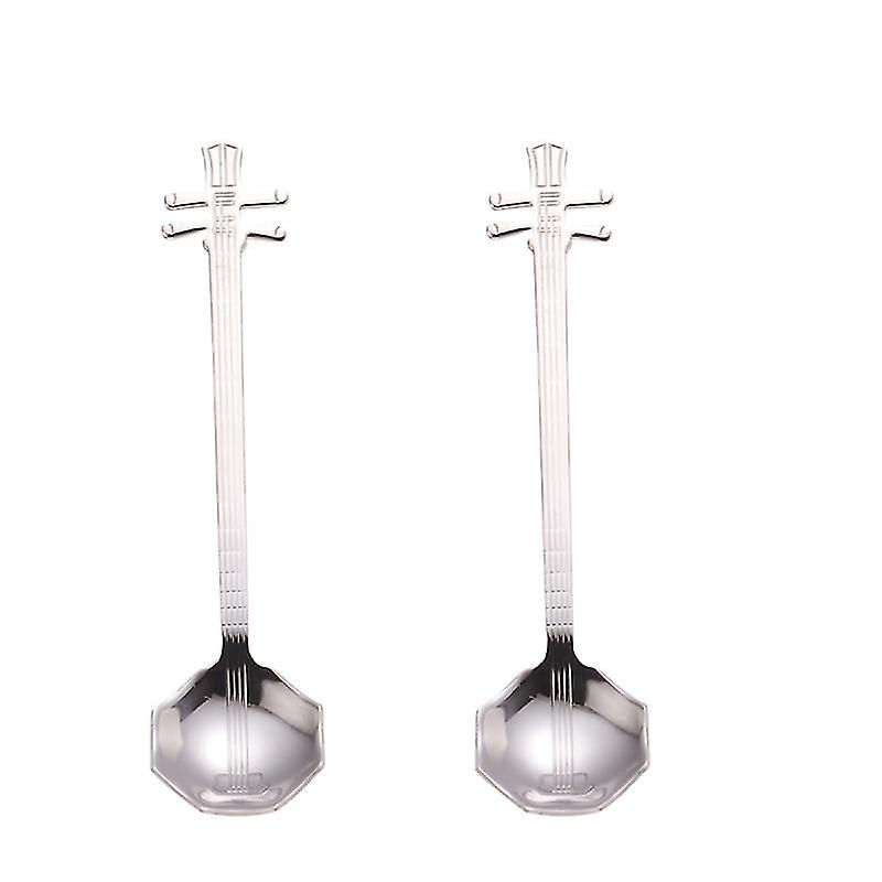 2pcs Musical Instrument Spoons