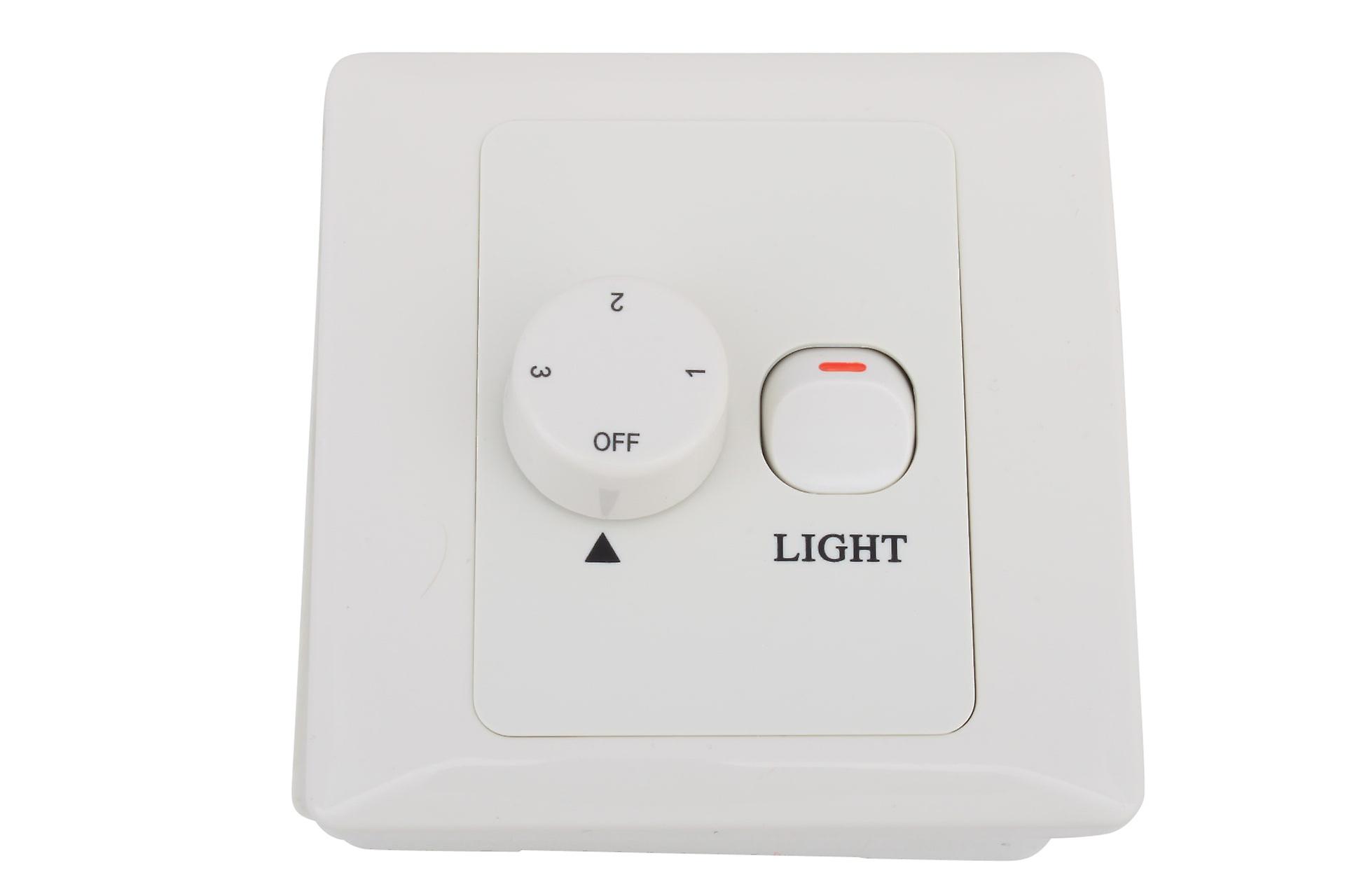 Wall control for ceiling fans with light incl. 2 frames