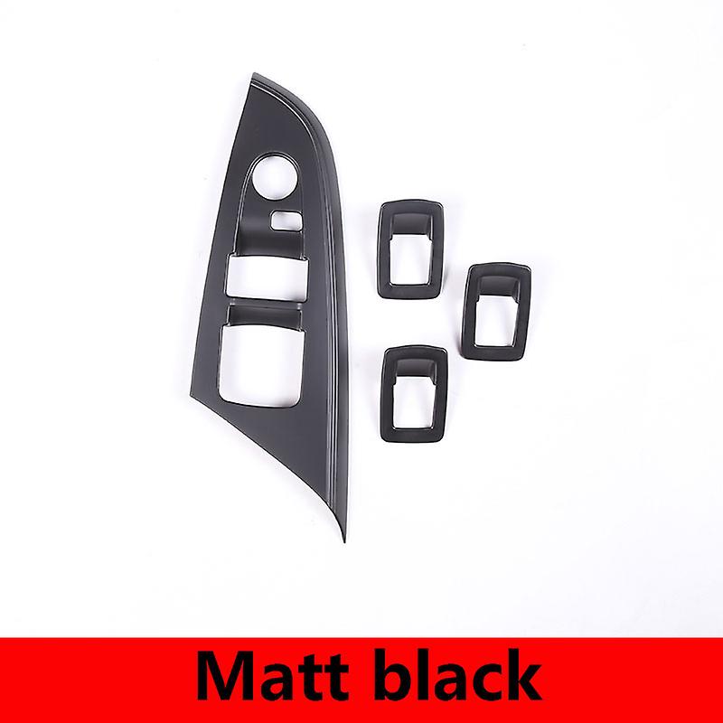 For Bmw X3 X4 F25 F26 2011-2017 Abs Matt Black Car Window Glass Lifting Switch Buttons Frame Trim Cover Trim Auto Accessories