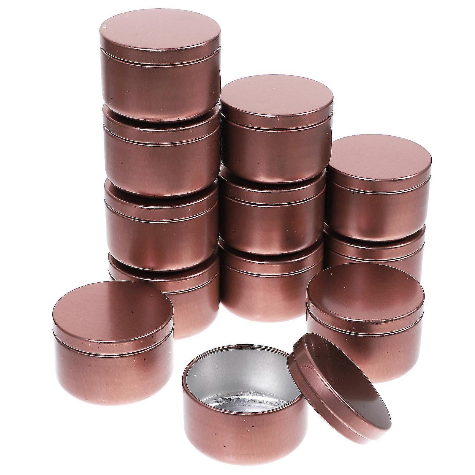 12pcs Candle Aluminum Can 50ml Empty Candle Jar Candle Storage Container