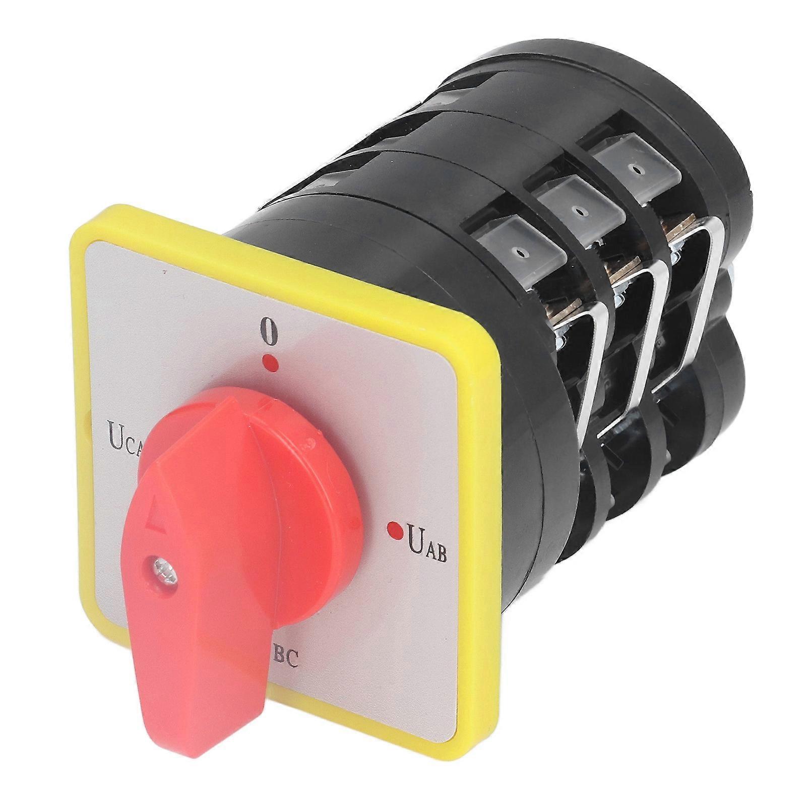 Berm Universal Changeover Switch 2 Position Rotary Cam Selector Industrial Control 16a Ac380v