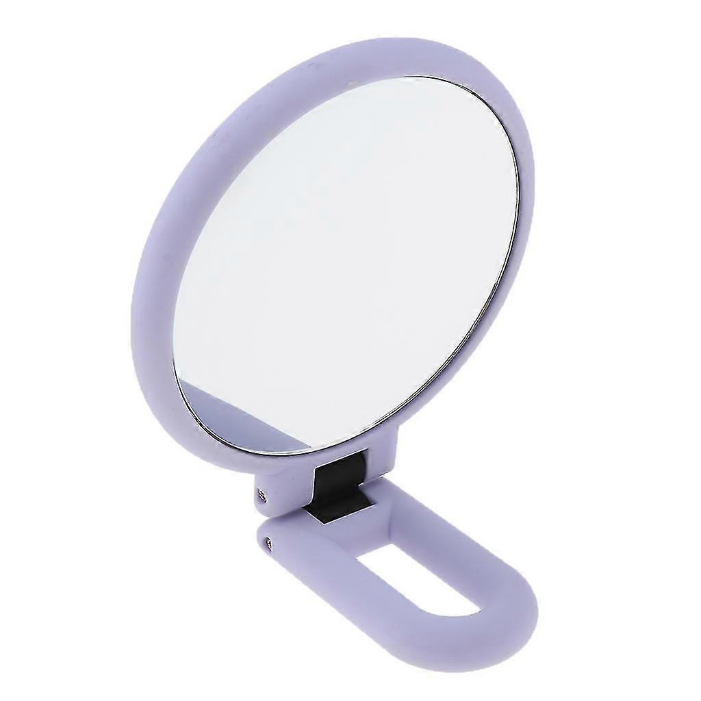 hg 5x 2-sided Magnifying  Folding Tabletop Travel Makeup Mirror