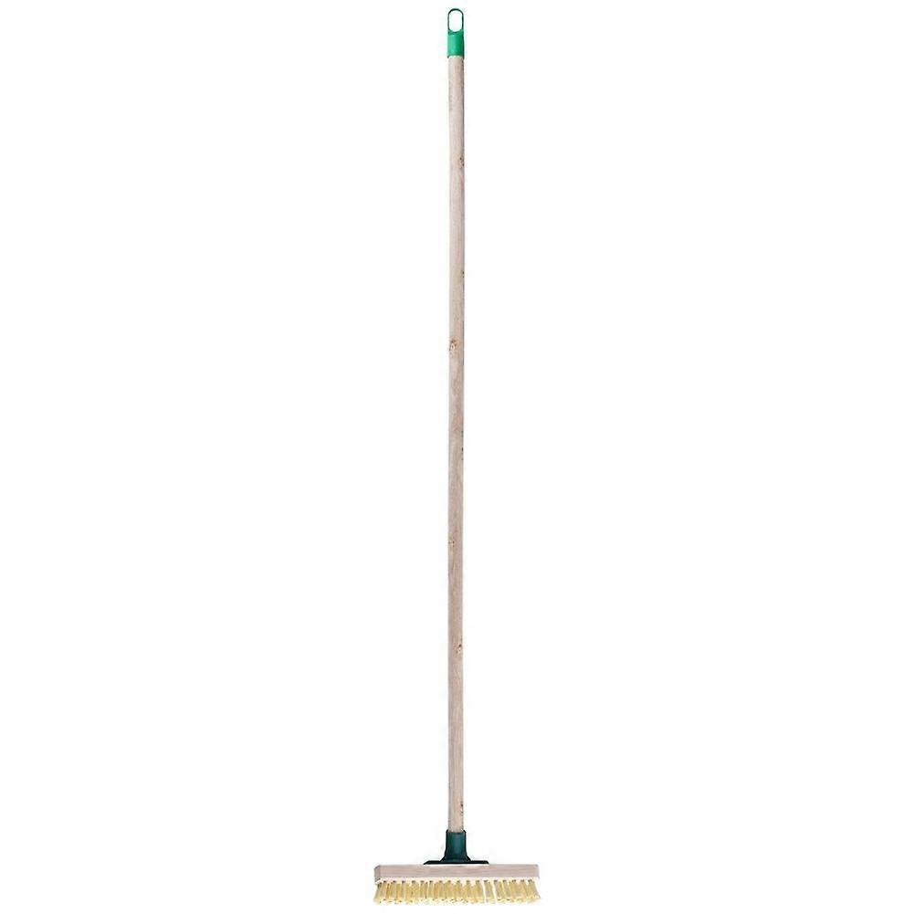Effective hard scrubbing brush with synthetic bristles for cleaning