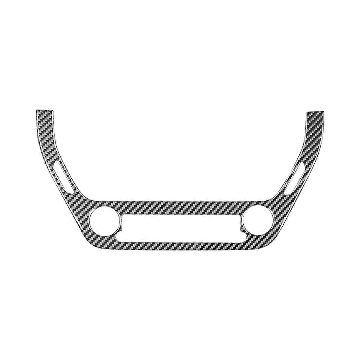 Carbon Fiber for 2019-2023 Center Control AC Vent Button Cover Trim Interior Accessories ,B