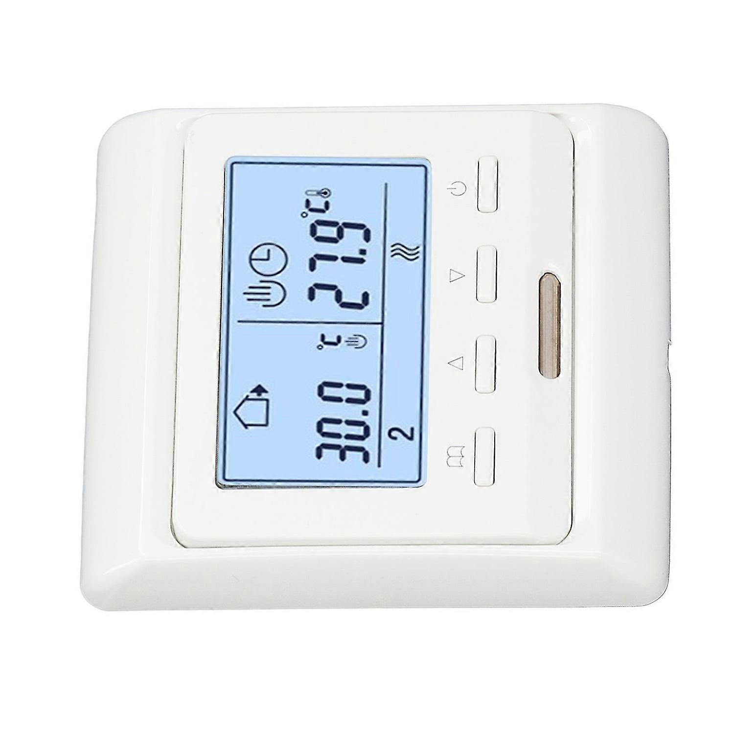 Floor Heating Thermostat,AC180‑230V LED Programmable Floor Floor Heating Temperature Regulator Contr