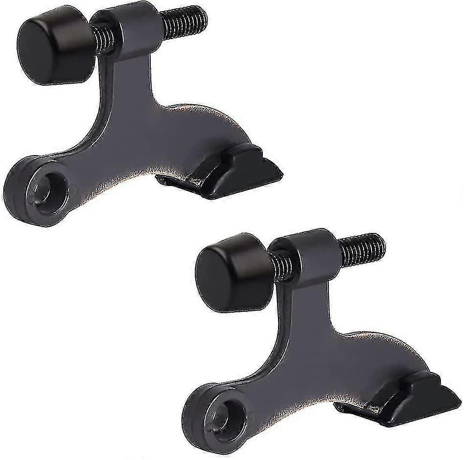 Generic Charnière Pin Laiton Bouchon de porte réglable Deluxe Heavy Duty Door Stopper Bronze huilé -