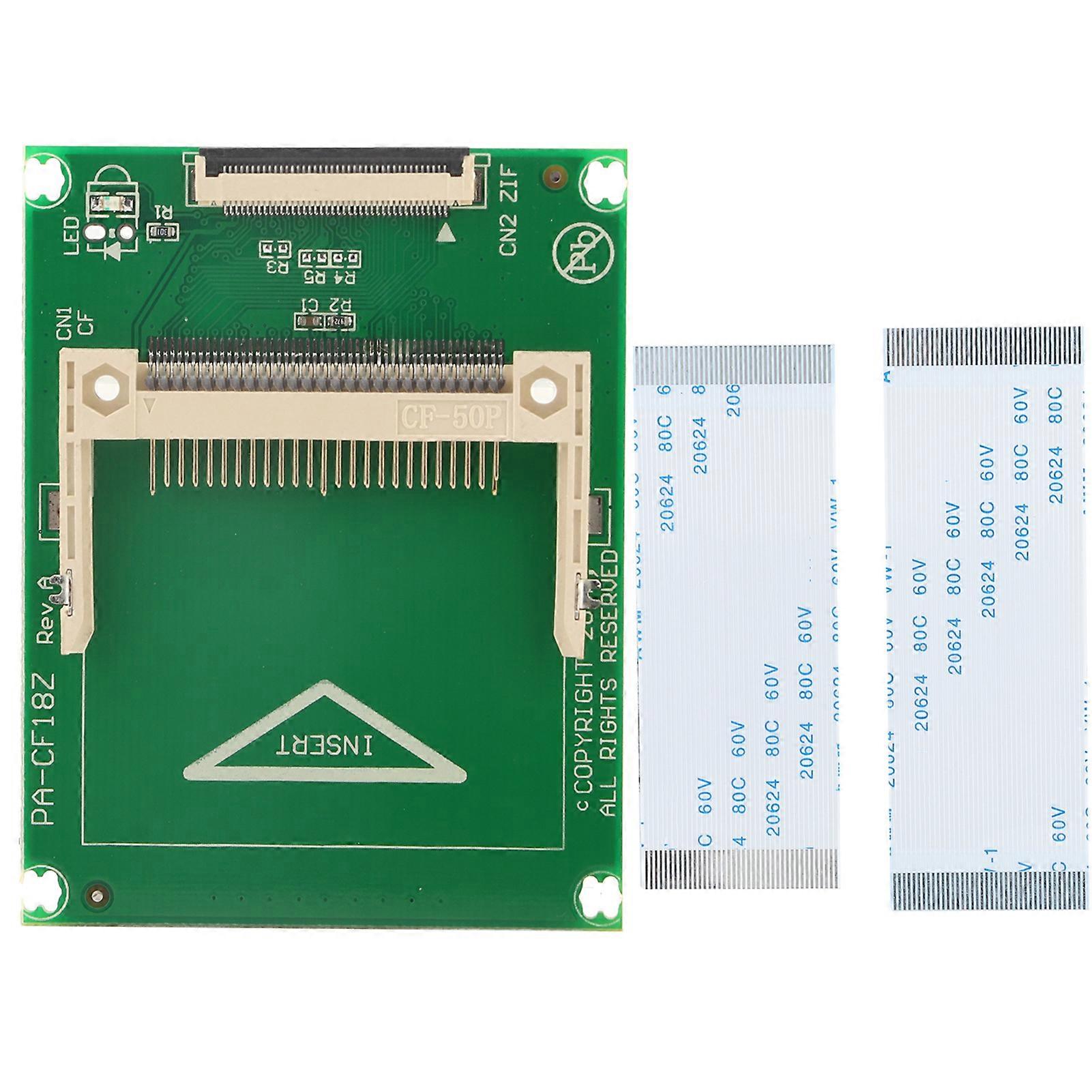 1.8?inch 50?Pin Compact Flash CF Memory Card to ZIF/CE Adapter SSD HDD Adapter Card