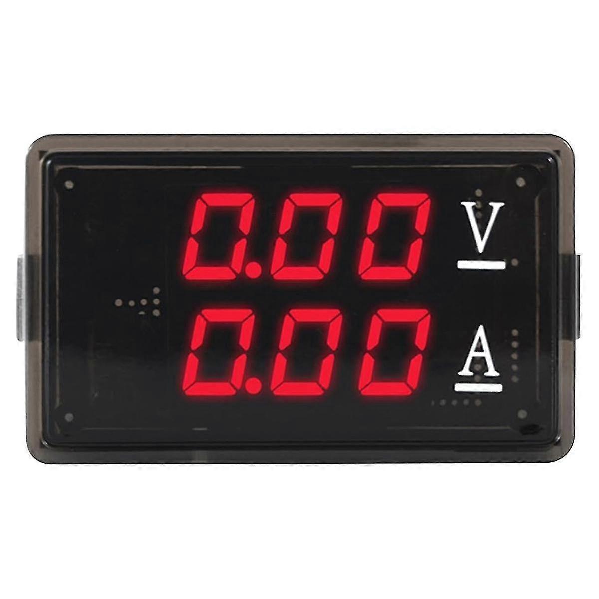 DC0-100V 10A LED Digital Voltmeter Ammeter Car Motocycles Voltage Current Meter Detectors Tester Easy to Use,Red