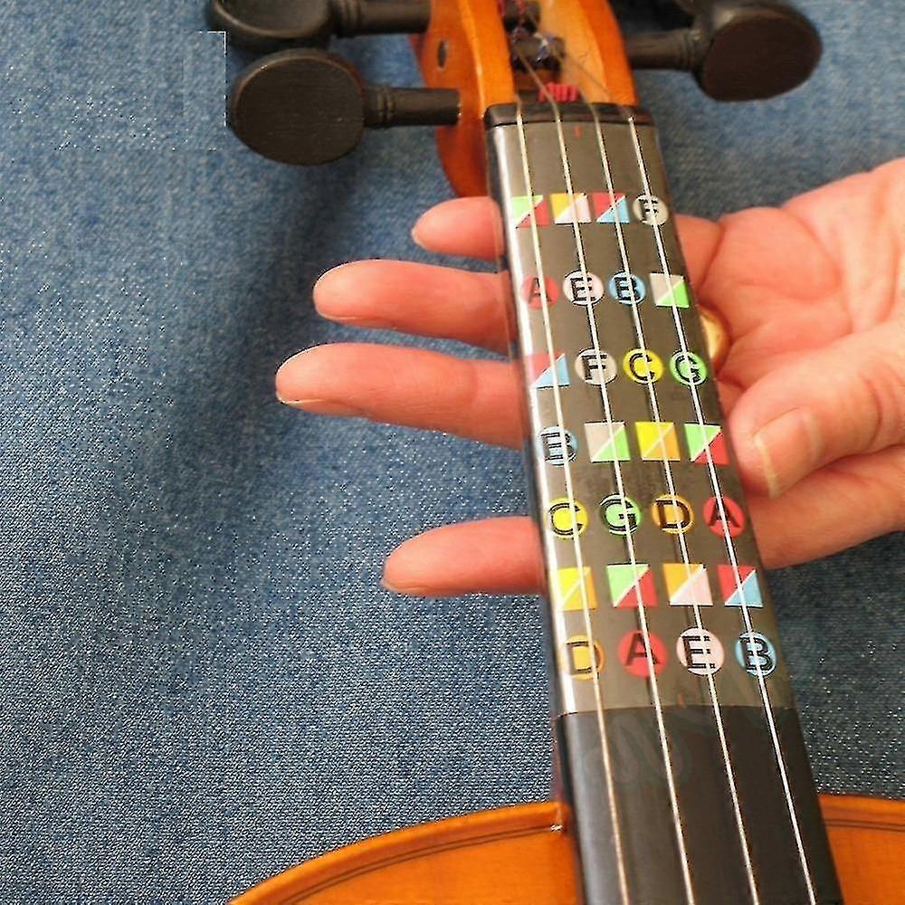 Violin Beginner Learning Tools, Fiddle Fingerboard Chord Note Stickers, Fret