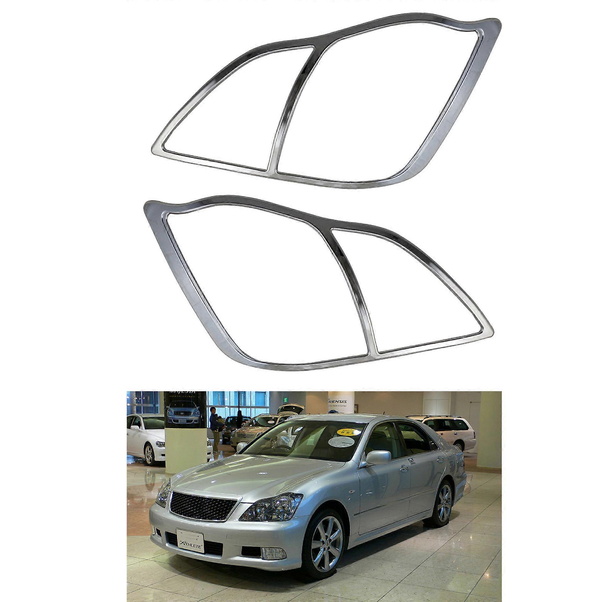 Applicable To Toyota Crown 03-07 Crown 12Th Generation Front Lamp Shade Abs Electroplated Exterior Trim Headlight Frame