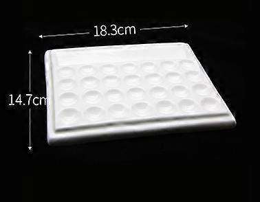 1PC مختبر الأسنان الخزف خلط سقي ترطيب لوحة لوحة السيراميك مع الشفاه