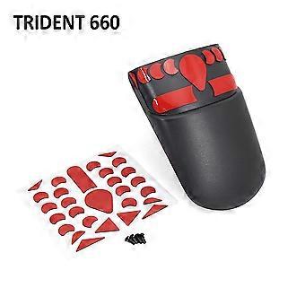 New For Trident660 Motorcycle Accessories Front Mudguard Fender Rear Extender Extension Fit For Trident 660 2021-