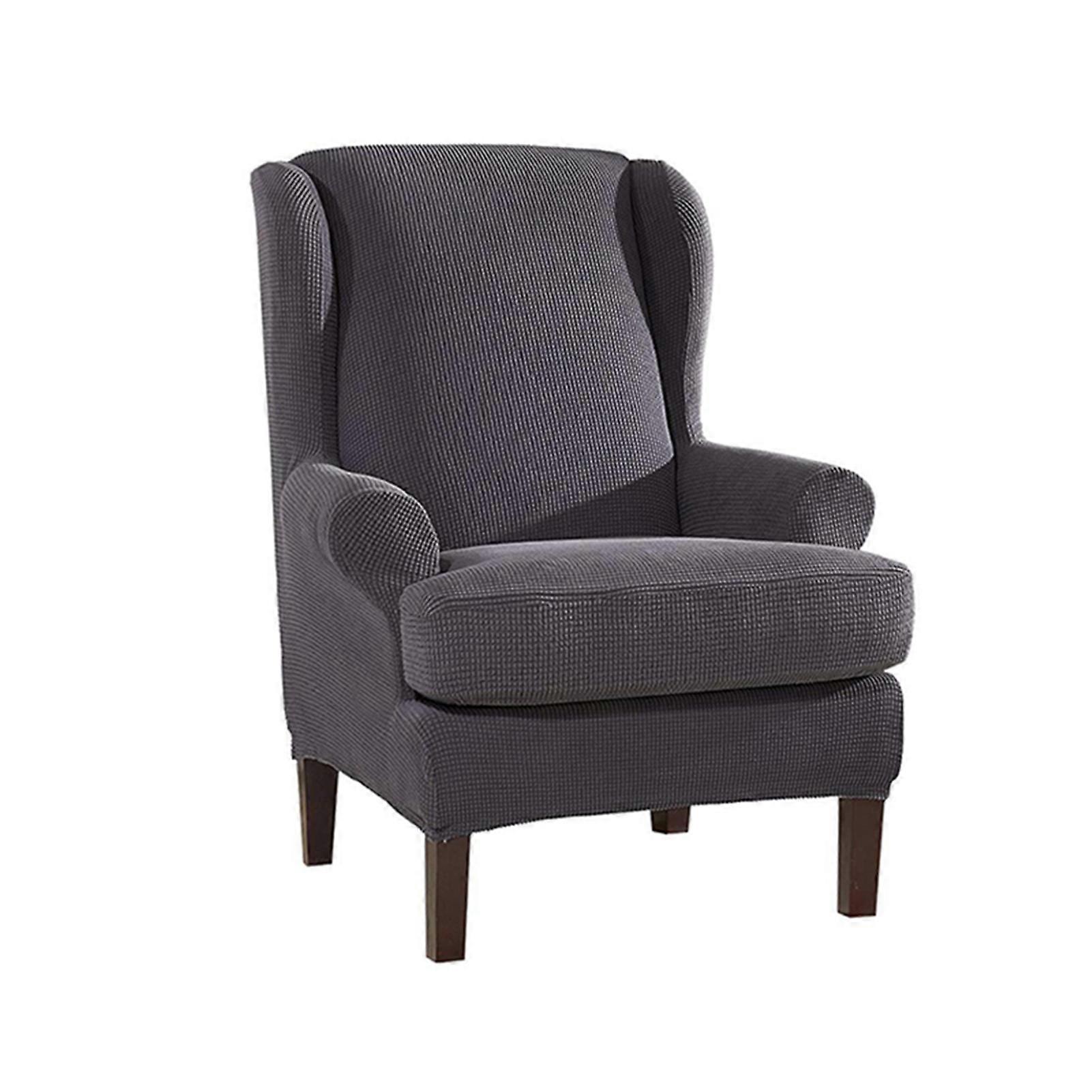 Jacquard Sofa Covers Wing Chair Elastic Fabric Stretch Couch Slipcover Polyester Spandex Furniture Protector Household New