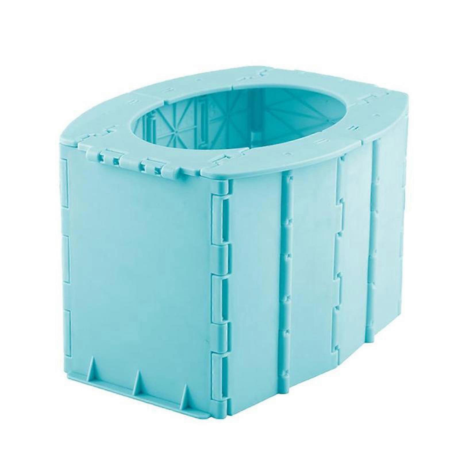 Portable Folding Toilet Foldable Toilet Potty Convenience Bucket Toilet for Kids Children Camping Hiking Travel