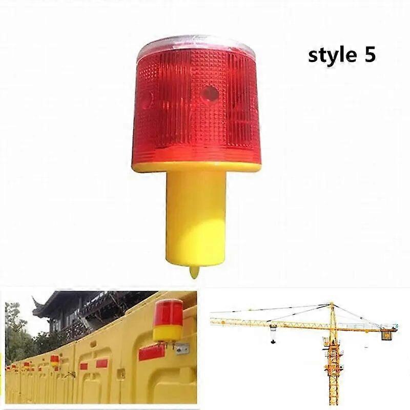 Solar LED Emergency Light/Solar-powered warning lights /Beacon light/ Traffic Alarm Lights/Tower crane lamp