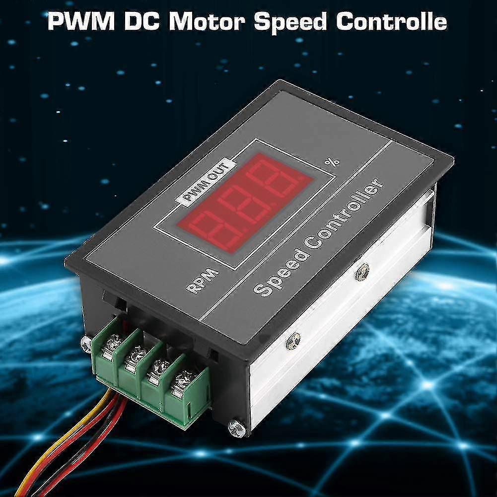 PWM Drehzahlregler DC 6–60 V, 30 A – Mit LED-Digitalanzeige Und Start-Stopp-Schalter Für 12/24/36/48 V Motoren