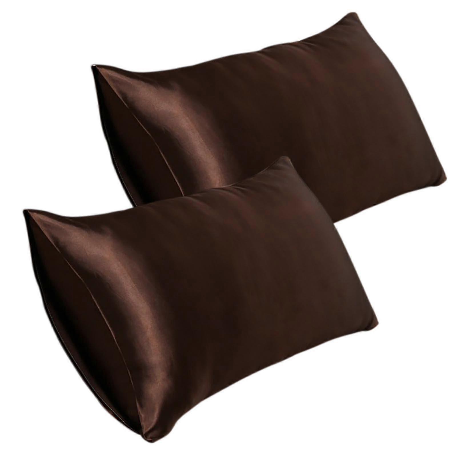 20*35 Inch Satin Pillowcase, Imitation Silk Pillowcase (2pc)